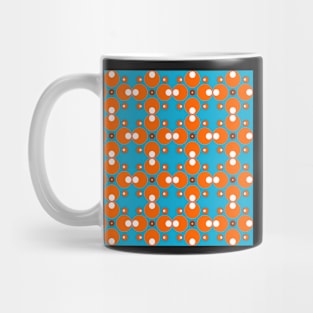 retro sventies abstract geometrical pattern Mug